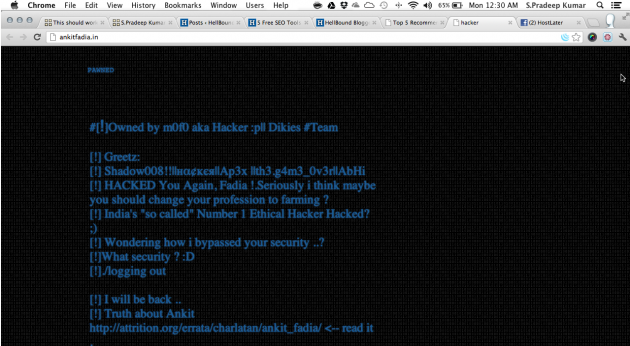 fadia hacked again