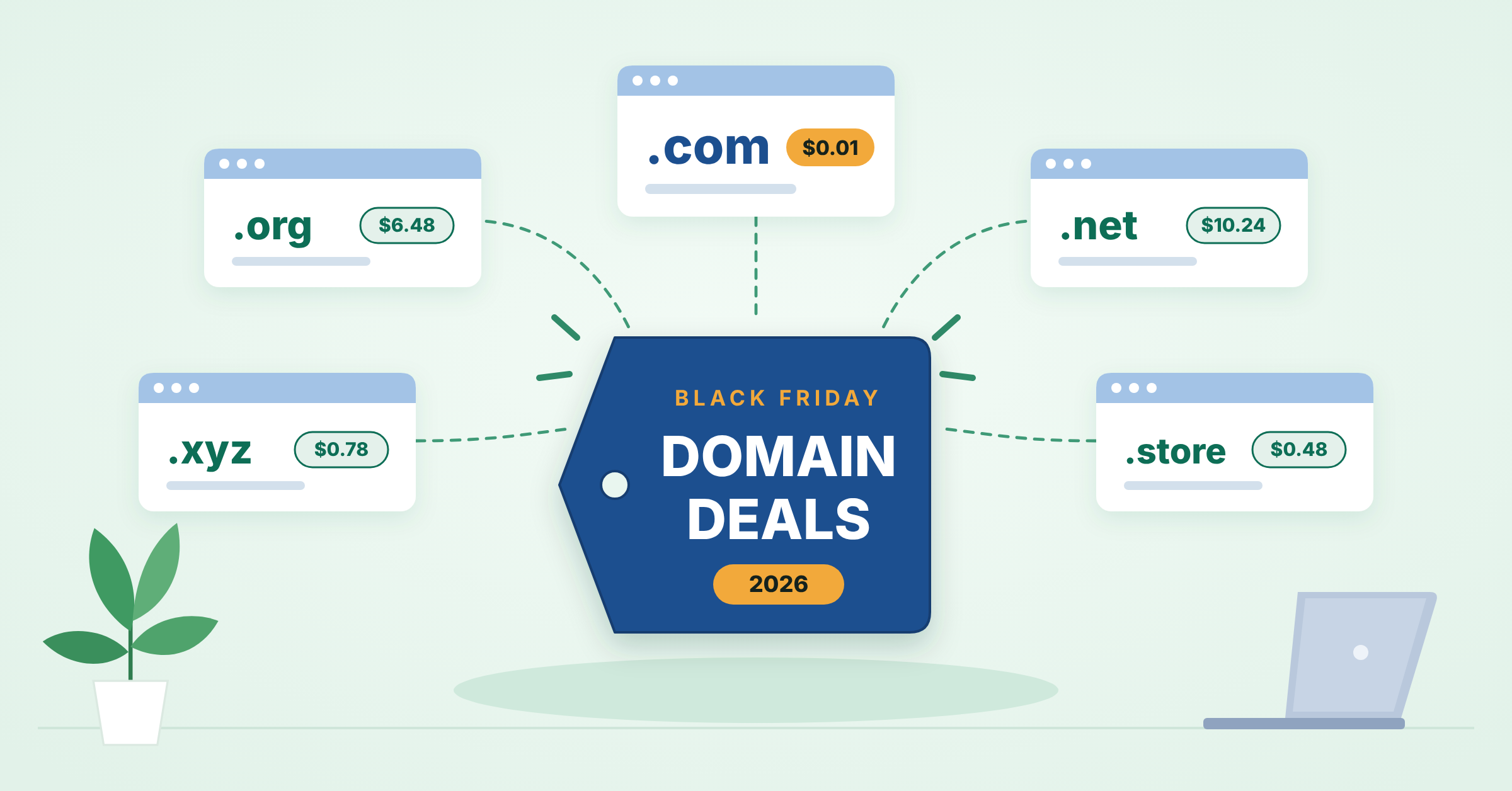 Best Black Friday Domain Deals 2026: What 8 Registrars Offered Last Year